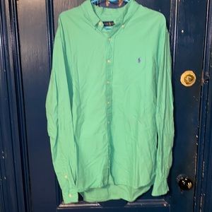 Men’s XXL Cotton Ralph Lauren Polo Long Sleeve Button Down Shirt